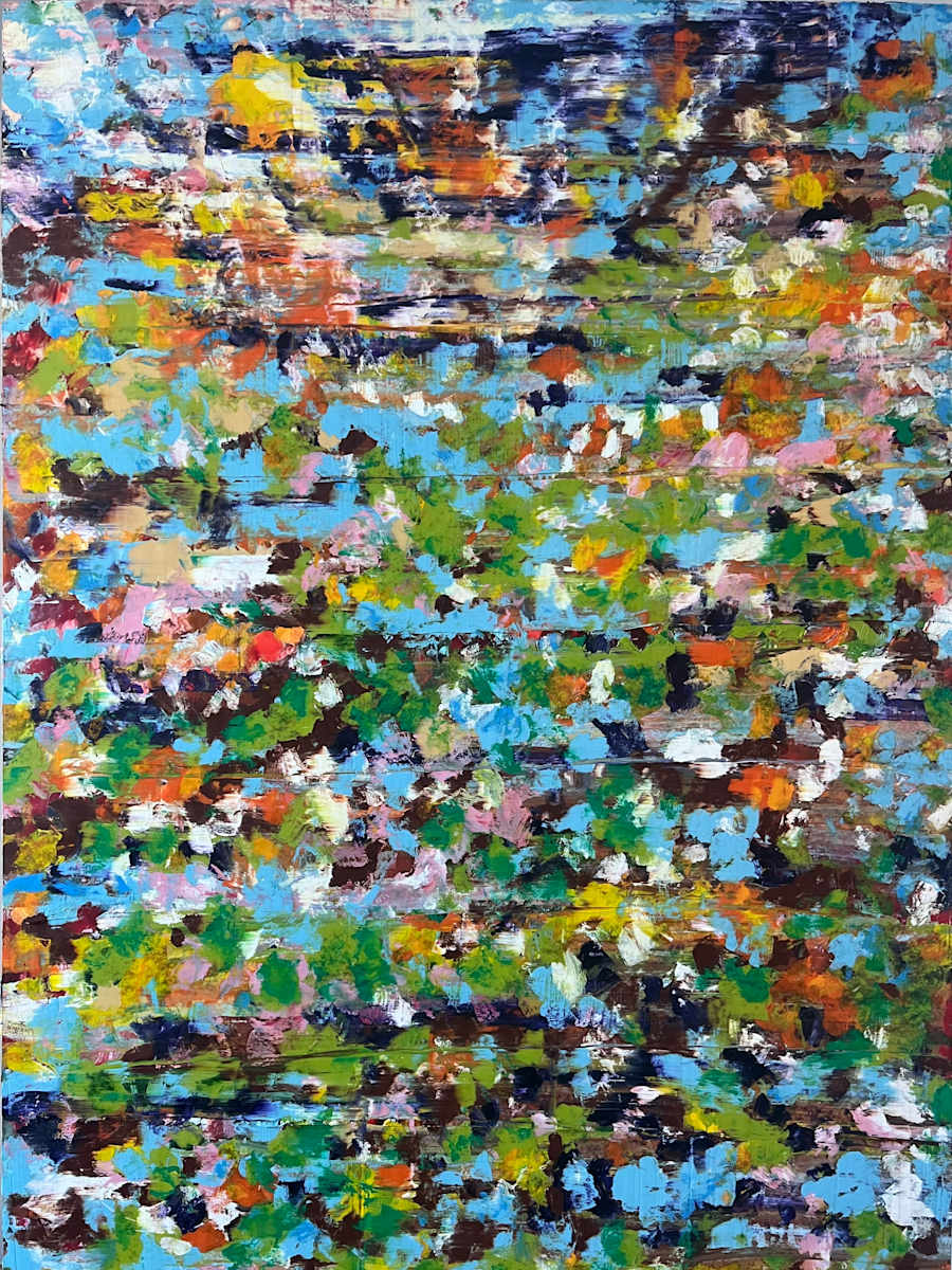 Study XL – Blue and Green Field by CHRISTOPH MUELLER, Image 1.