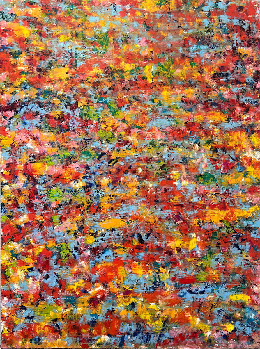 Study XLI – Red, Yellow and Blue Field by CHRISTOPH MUELLER, Image 1.