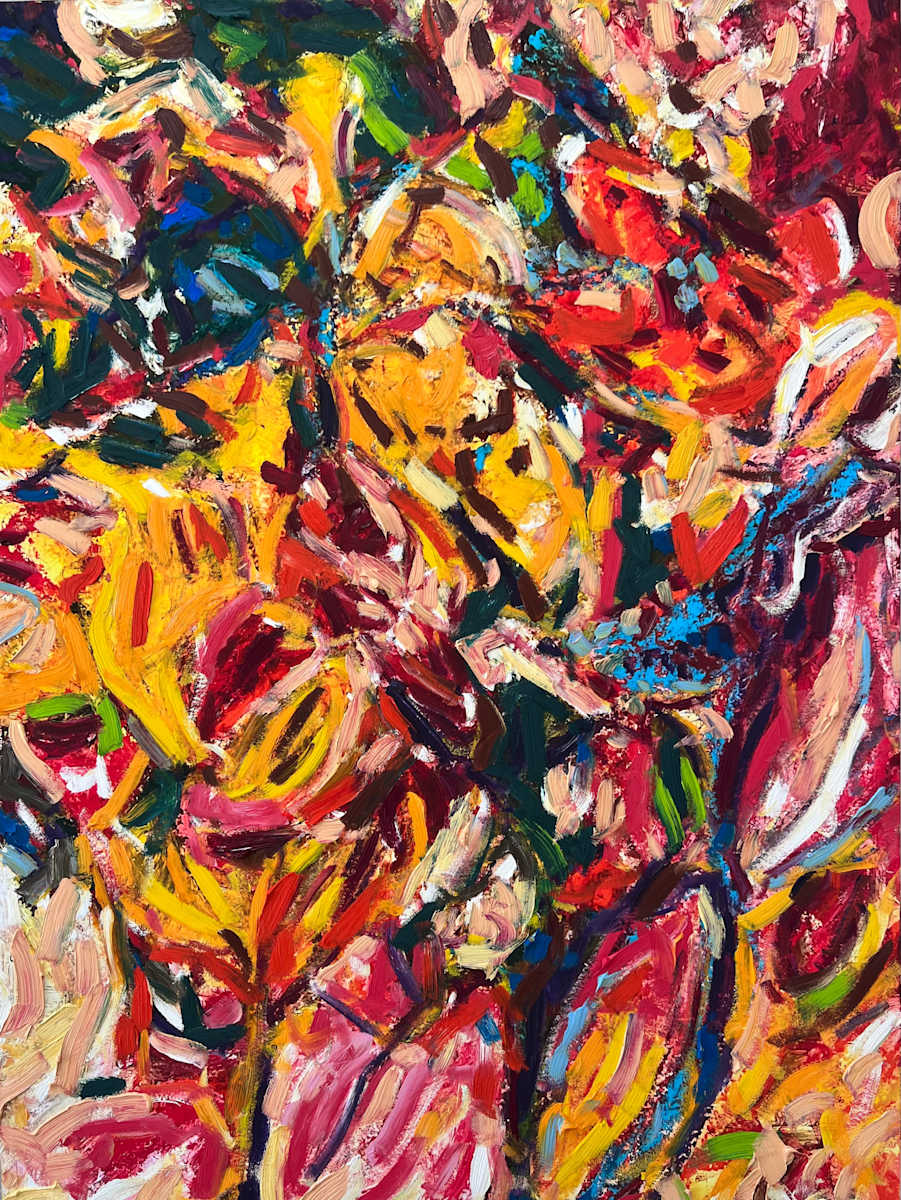 Study XLIV – Yellow and Red Field by CHRISTOPH MUELLER, Image 1.