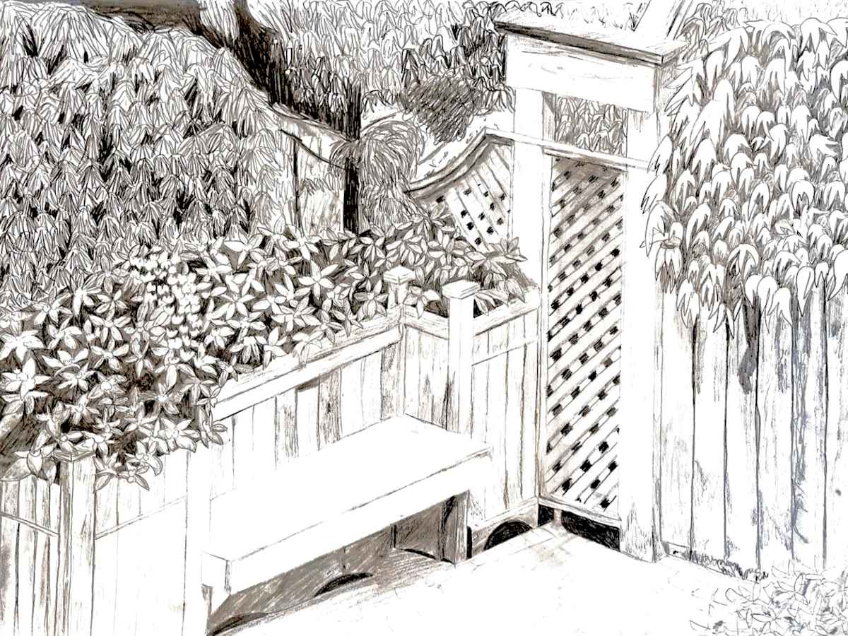 Impressionist Landscape by Aria Kingsley 