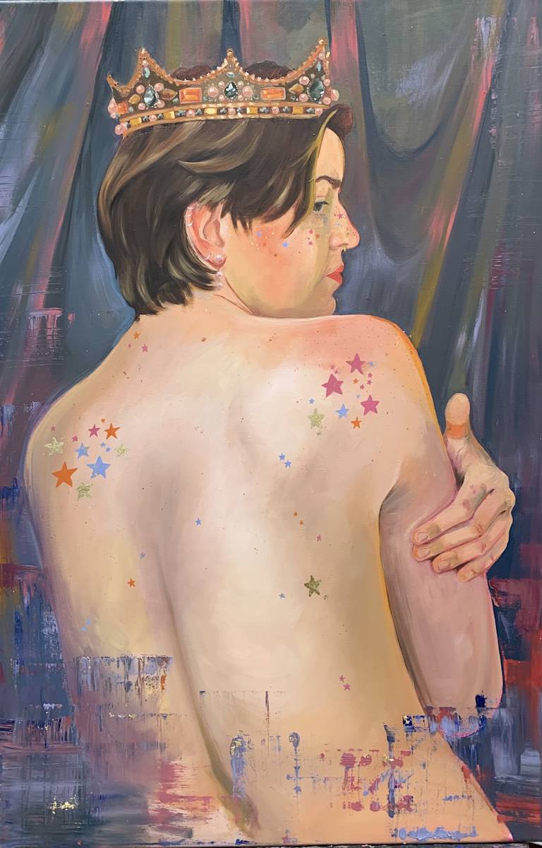 williams, oil painting, 2023, untitled by Bennie Williams 