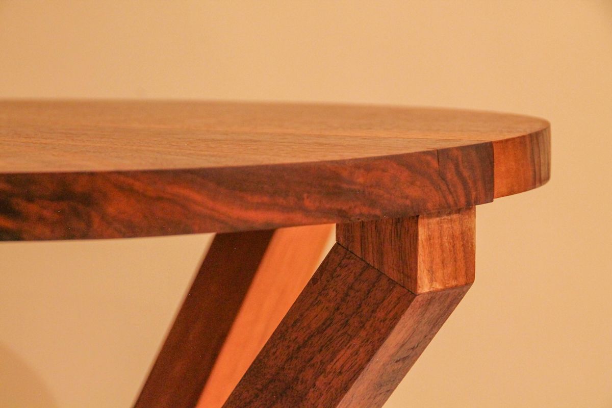 Walnut Side Table by Jack Unger, Image 5.