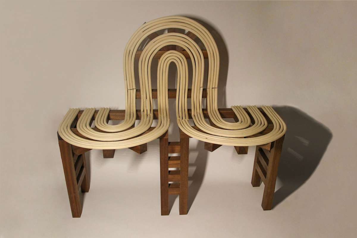 Wavy Bench by Jack Unger, Image 2.