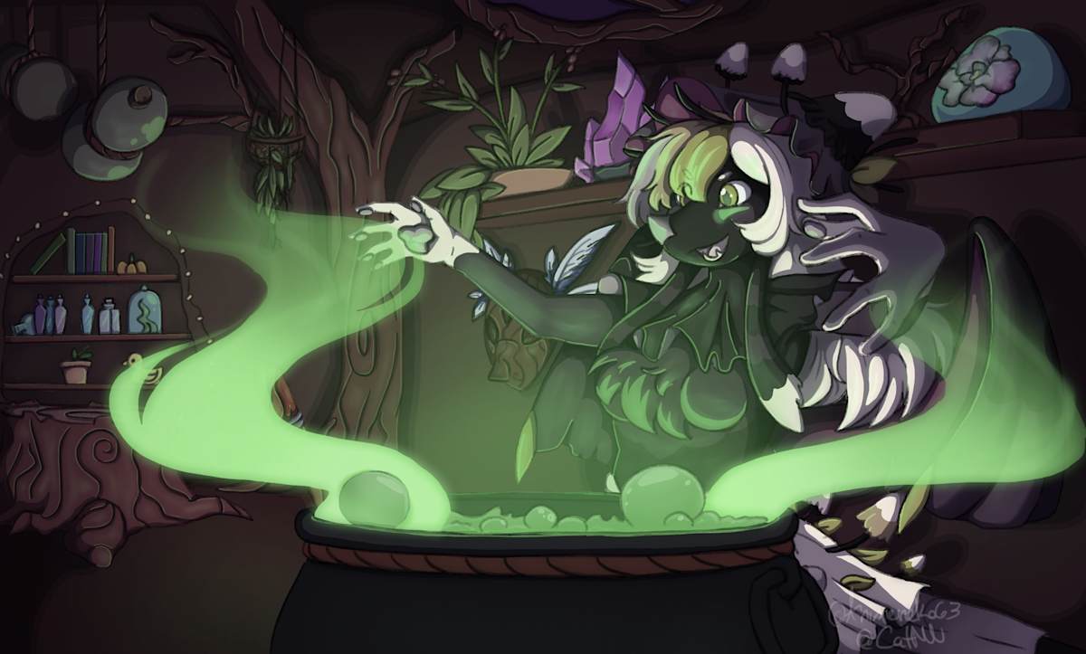 A Witch in her Home by Cat M. V. 