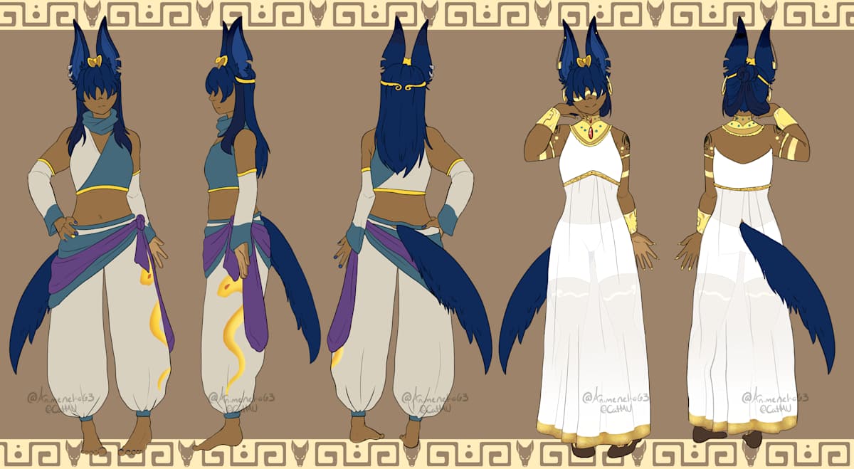 Character Sheet: Anput Fekry by Cat M. V. 