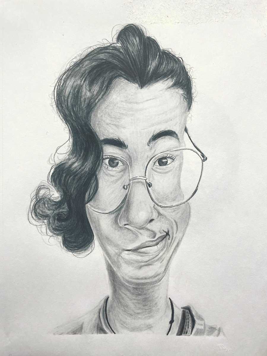 Caricature: Becca by Cat M. V. 