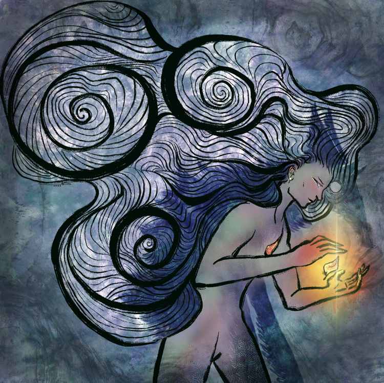 What Remains Self Portrait by Kate Seckar 