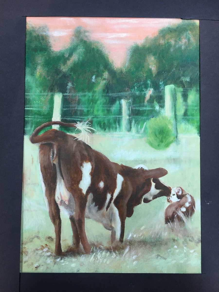 Still Life of Cows by Kate Seckar 