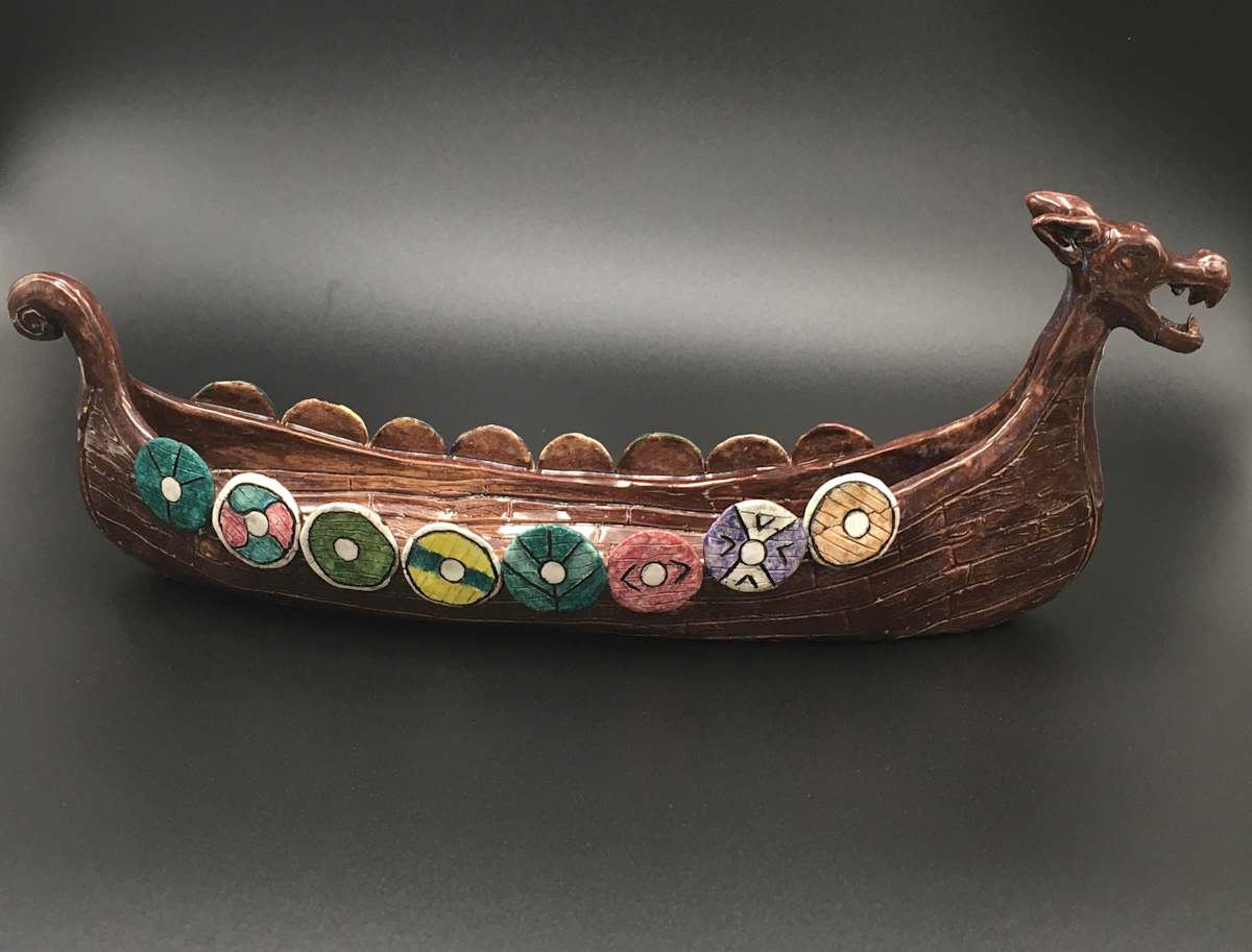 Viking Longship by Kate Seckar 