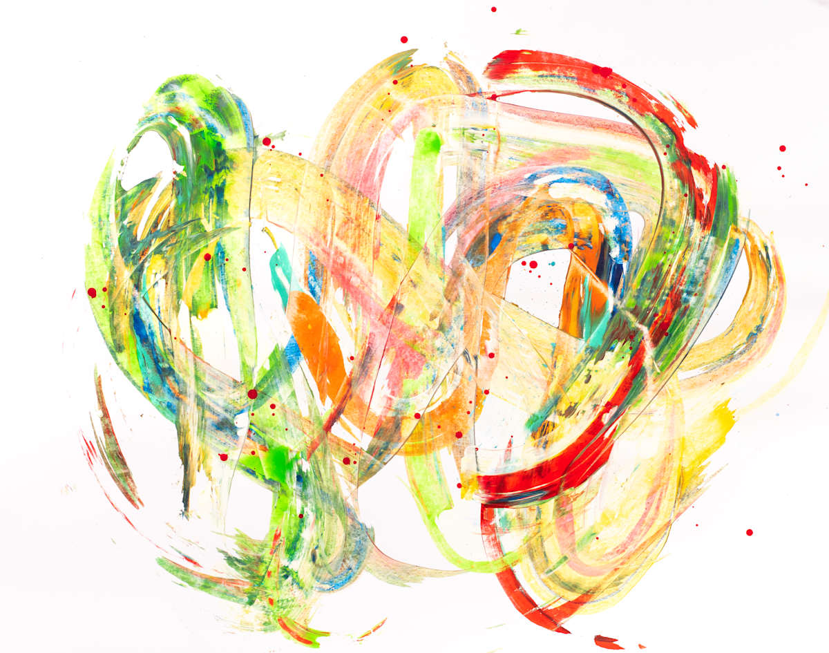 Neon Roller Coaster by Nadia Mufti 