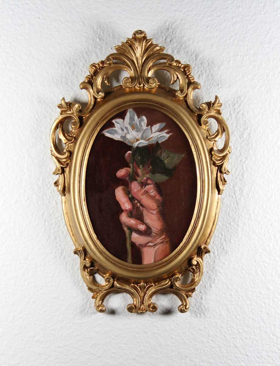 Flower and Hand by Pedro David Cufre 