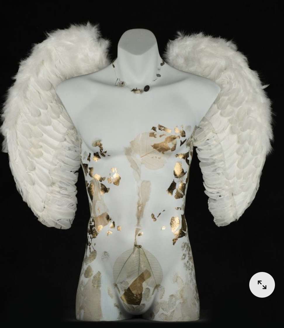 Angel by Figurative expressionist painter Danièle Lamarche-Sarvia  Image: have you ever wonder about the sex of angels ?