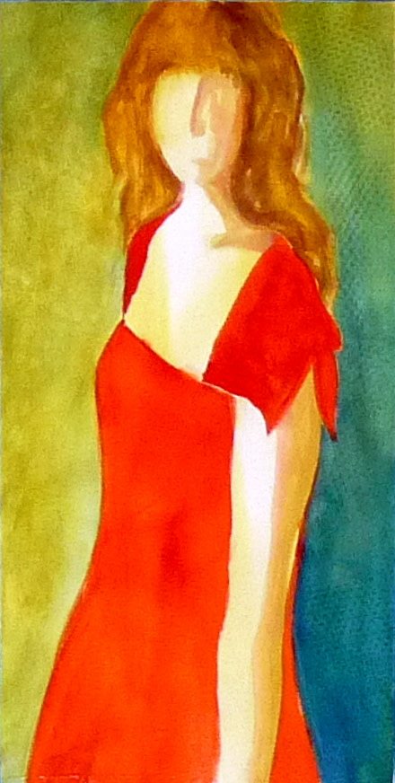 Girl in Red by Mari O'Brien 