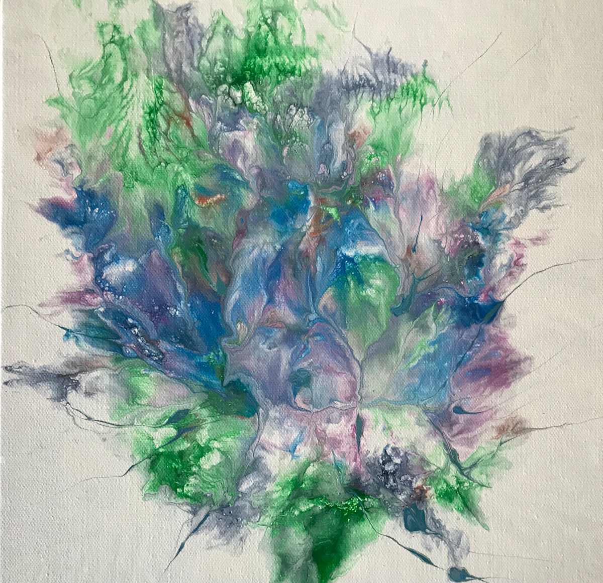 Floating Ocean Flowers: One by Mari O'Brien, Image 1.