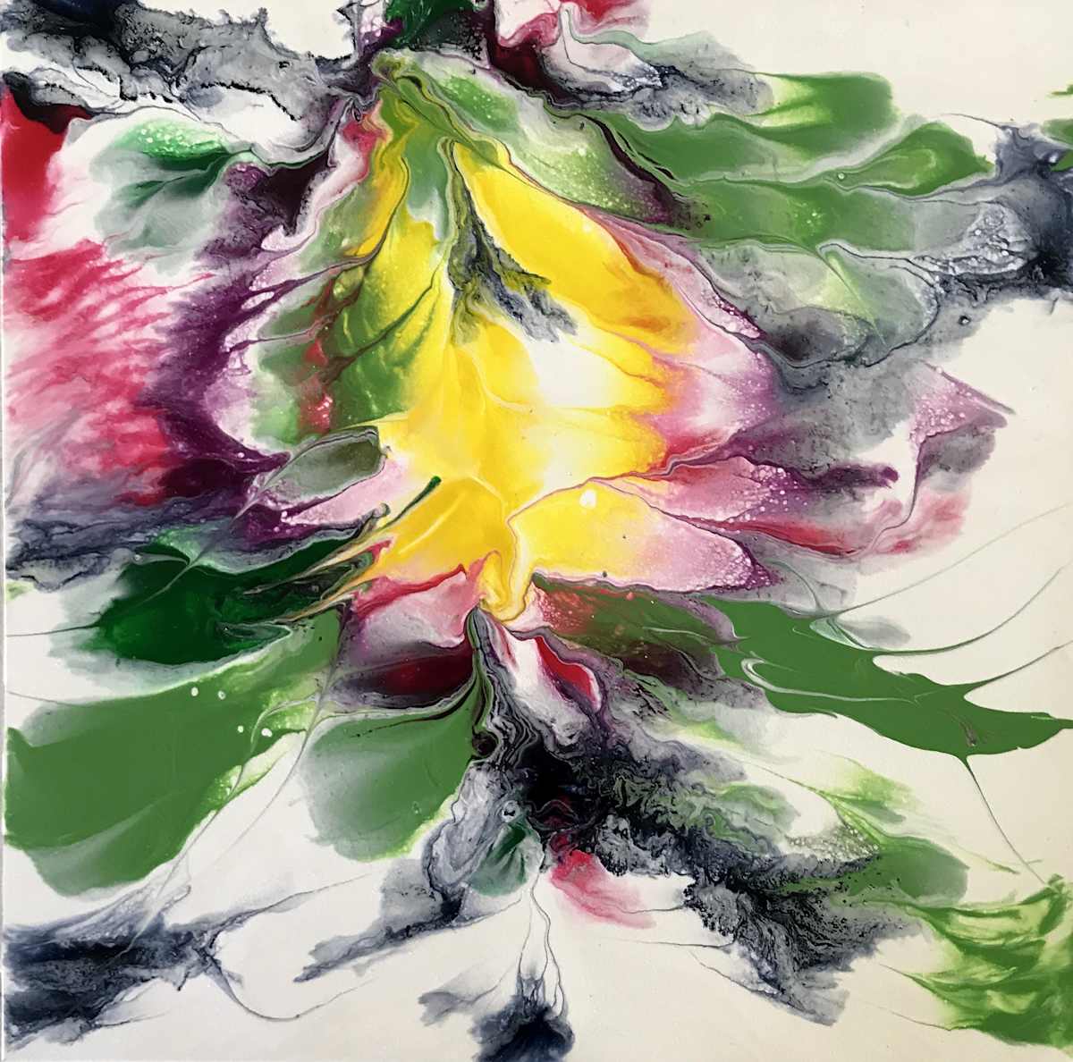 Floating Ocean Flowers: Four by Mari O'Brien, Image 1.