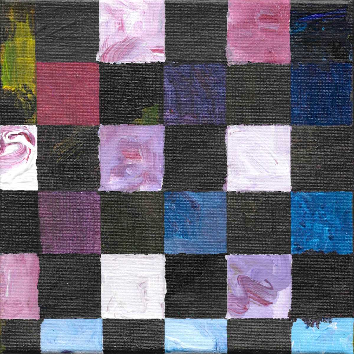 Lavender Checkerboard by Nova Dream Space 