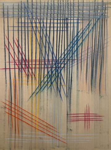 Charcoal on paper series 1975 by Kjeld Tidemand-Johannessen  Image: Charcoal on paper series 1975