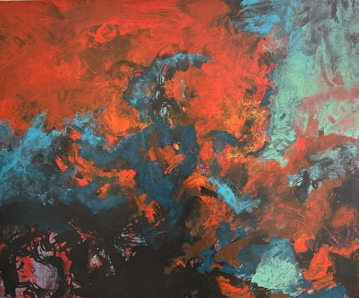 Junior Red by Kjeld Tidemand-Johannessen  Image: Oil on Canvas titled "Junior Red"