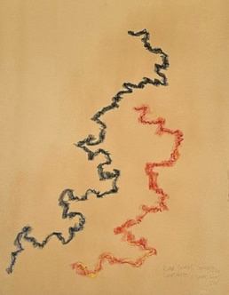 River Courses/Lightning/ Continental Divide by Kjeld Tidemand-Johannessen  Image: River Courses/Lightning/ Continental divide
