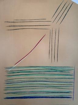 No Stop by Kjeld Tidemand-Johannessen  Image: Charcoal on paper series 1975 titled "No Stop"