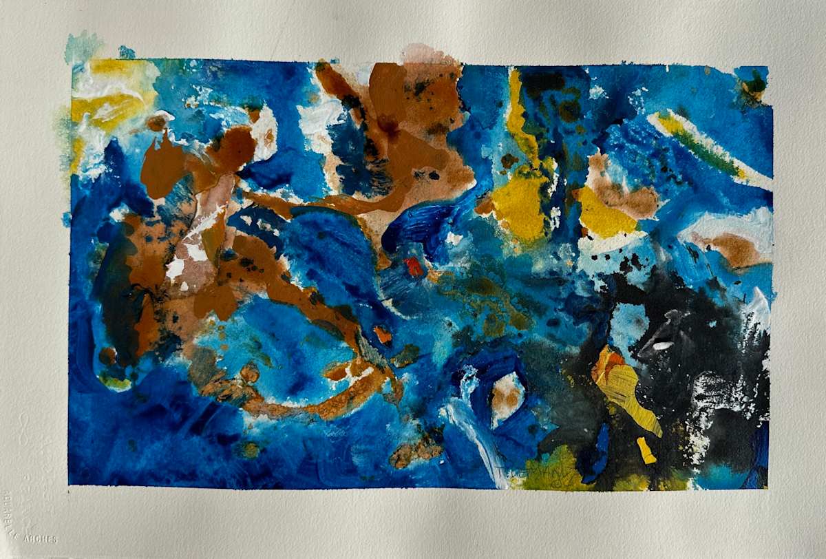 Mad Monk II by Kjeld Tidemand-Johannessen  Image: Mixed media on paper series 2004 