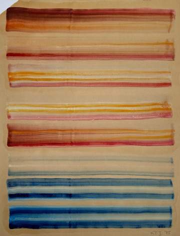 Watercolor on paper series by Kjeld Tidemand-Johannessen  Image: Watercolor on paper series from 1975