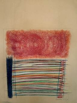 Gate keeper by Kjeld Tidemand-Johannessen  Image: Charcoal on paper drawing titled "Gate keeper" 1975