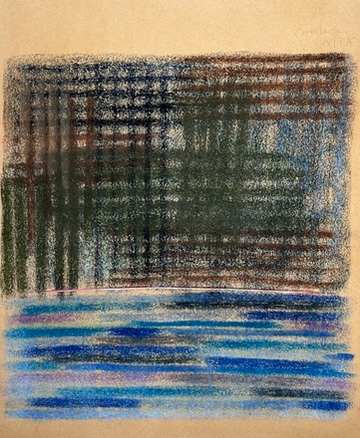 Pastel series 1975 by Kjeld Tidemand-Johannessen  Image: Untitled- Pastel series from 1975 
