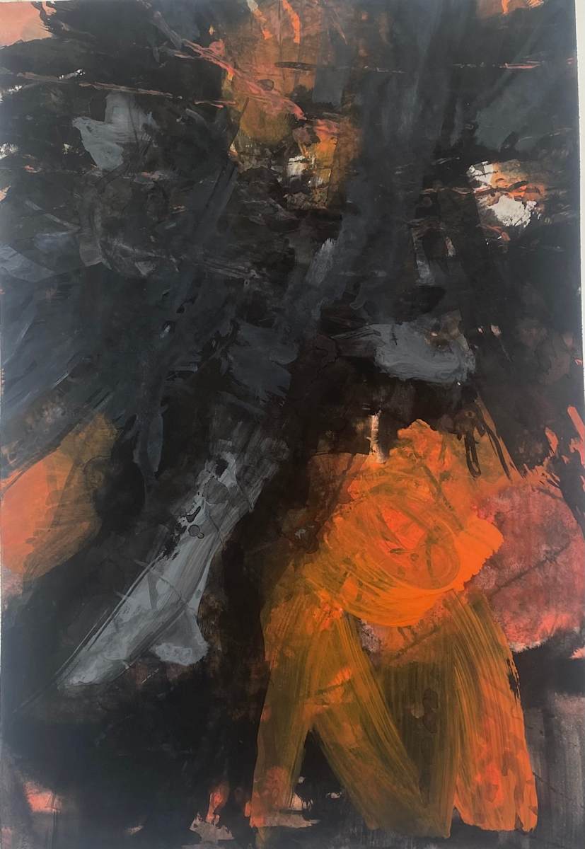 Eyes by Kjeld Tidemand-Johannessen  Image: Oil on paper 2003