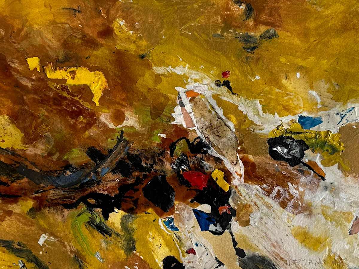 Mad Monk III by Kjeld Tidemand-Johannessen  Image: Mixed media on paper 