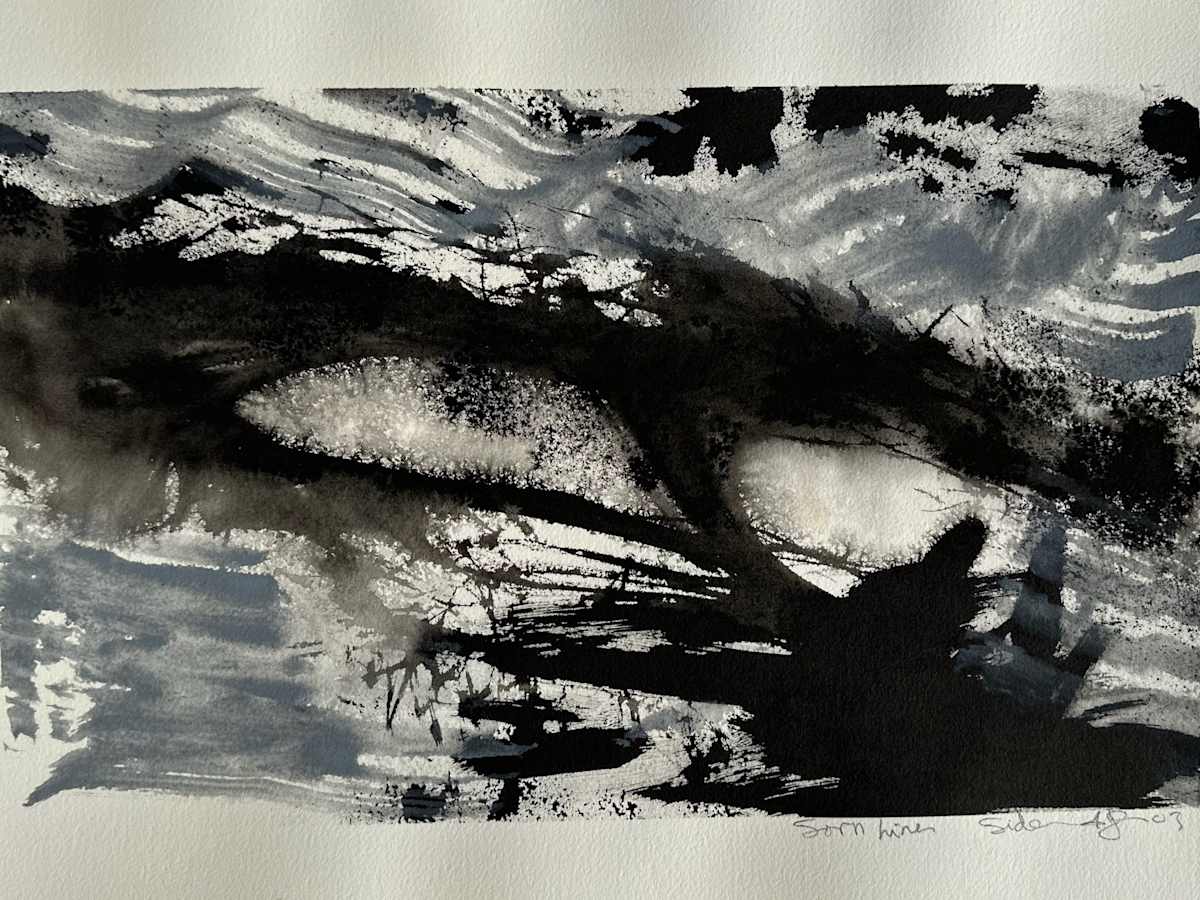 Sorn Hine by Kjeld Tidemand-Johannessen  Image: Abstract watercolor painting 