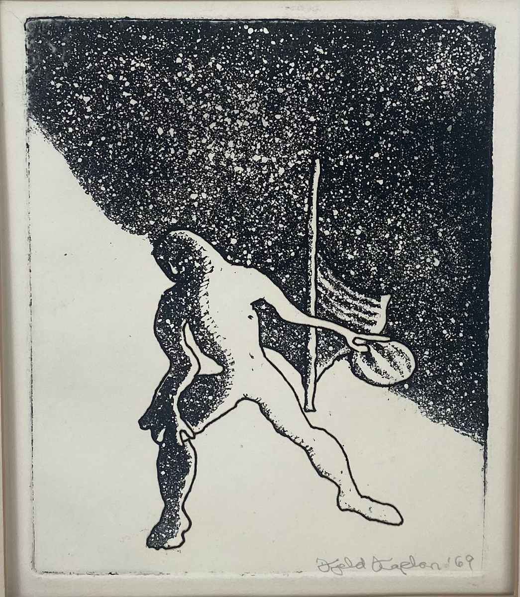 Untitled woodblock print series by Kjeld Tidemand-Johannessen  Image: Etching print on paper
