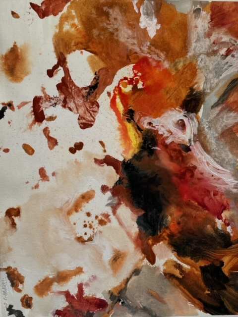 Untitled Mixed Media on paper by Kjeld Tidemand-Johannessen  Image: Untitled Mixed Media on paper