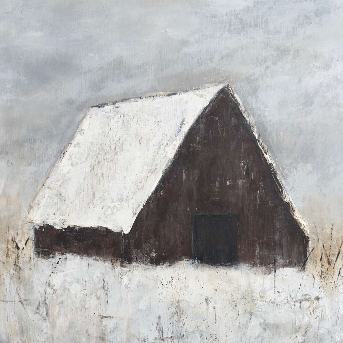 Snowy Barn by Cyndy Hinkelman-Smith 