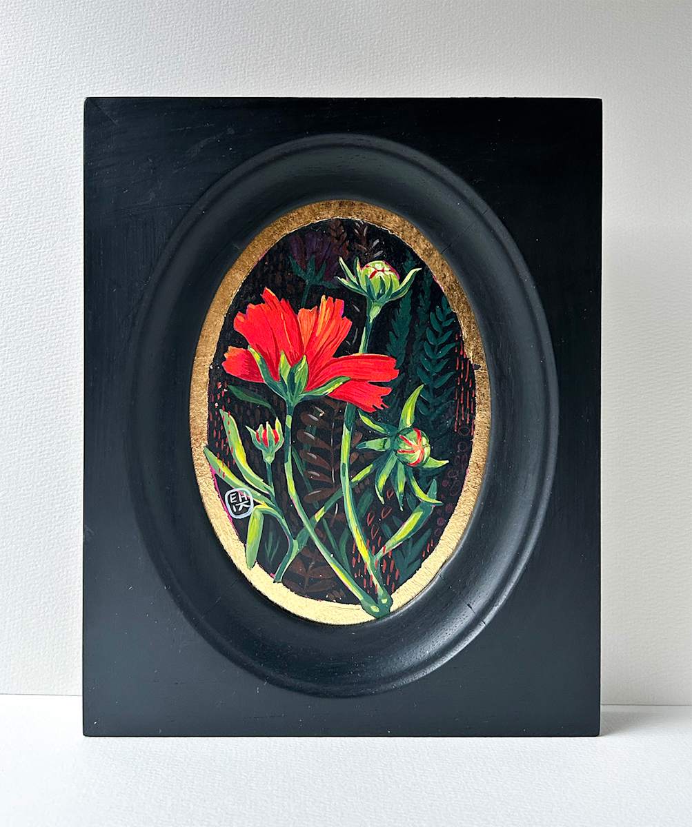 Shhh...Wait, Watch by Elizabeth Hautau  Image: An intimate little painting from my summer field studies packed full of detail.  Breathe.