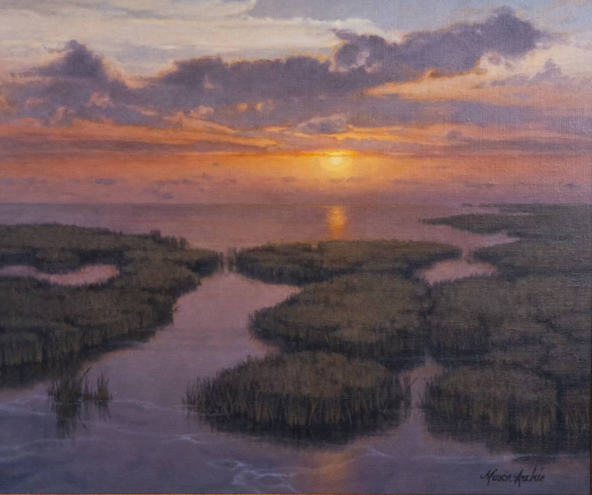 Sunset on the Marshland #5 by Mason Archie 