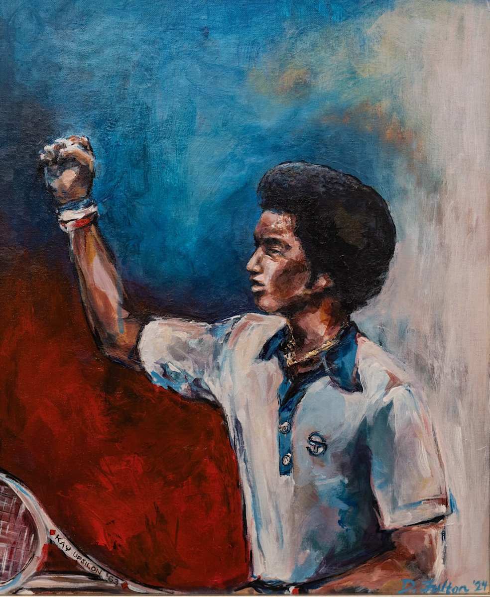 Triumphant - Arthur Ashe Tribute by David L. Fulton, Image 1.