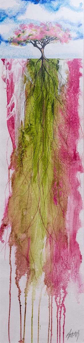 Rooted Groove Pink by Anthony Burks Sr. 