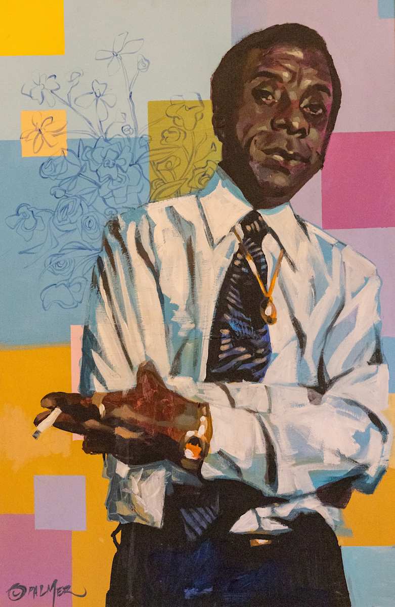 James Baldwin by Charly Palmer 