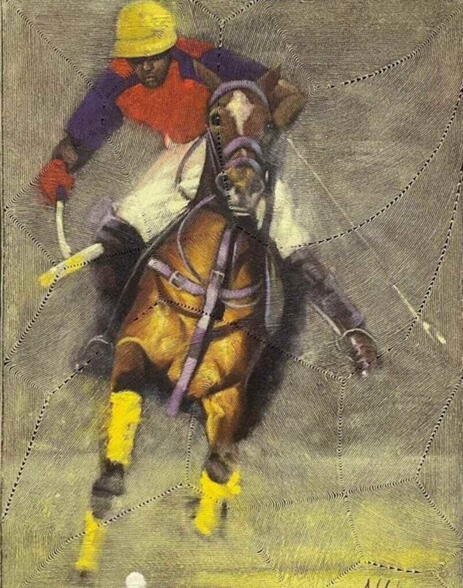 Polo Player by Saheed Adelakun 
