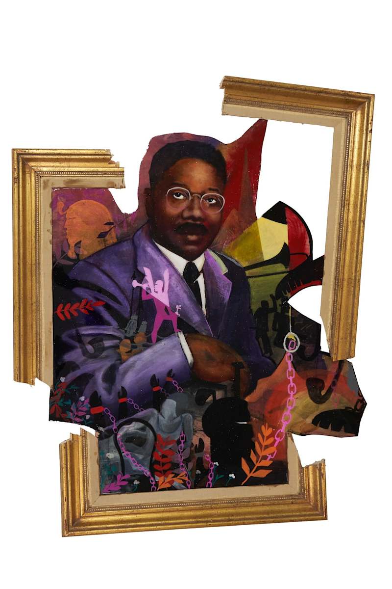 Portrait of Aaron Douglas ( Sound to Light) by Damien Mathis 