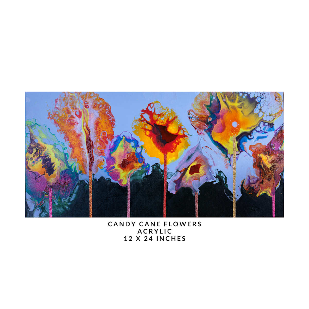 CANDY CANE FLOWERS by DeeDee Daniel  Image: CANDY CANE FLOWERS