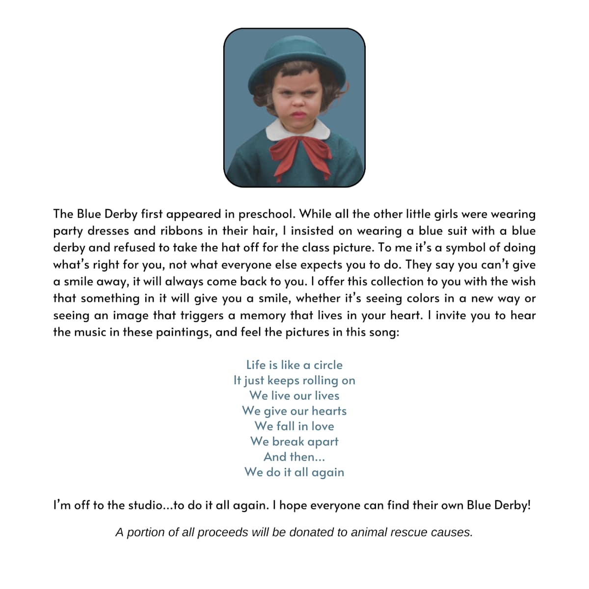 Blue Derby by DeeDee Daniel 