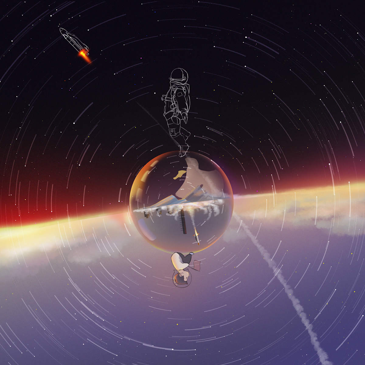 To Infinity And Beyond by Zhaoqi Wang  Image: Space dream
