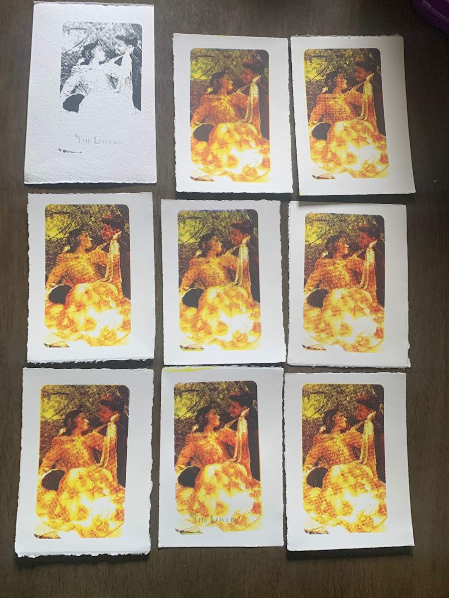 Tarot Cards WIP by Lauren Smith 