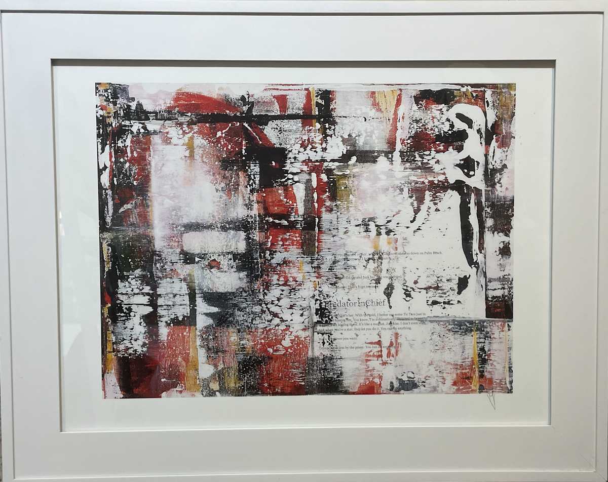 #PredatorInChief - Print White Frame by Michelle Victoria, Image 3.