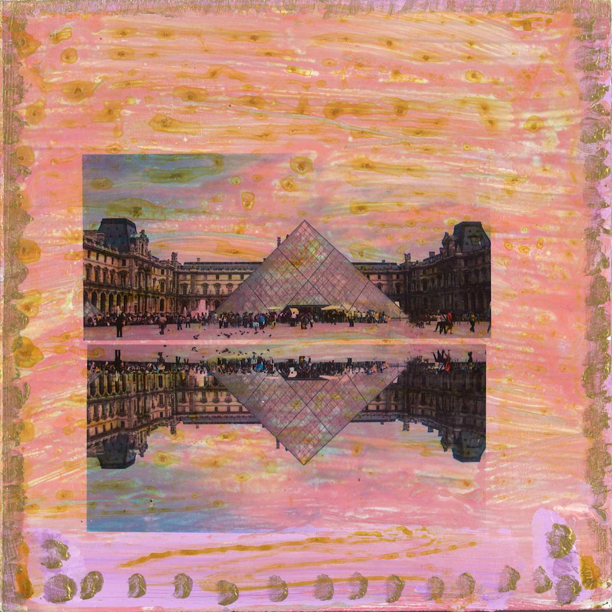 Louvre Reflection-Pink 620 by Michelle Victoria 