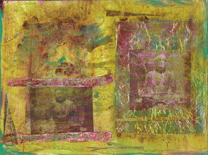 Double Buddha Yellow Version - 203 by Michelle Victoria 
