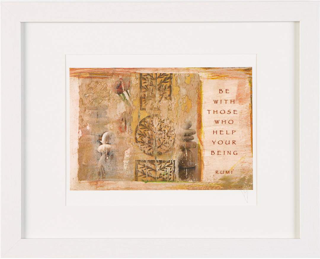 Rumi - Wht Frame by Michelle Victoria 