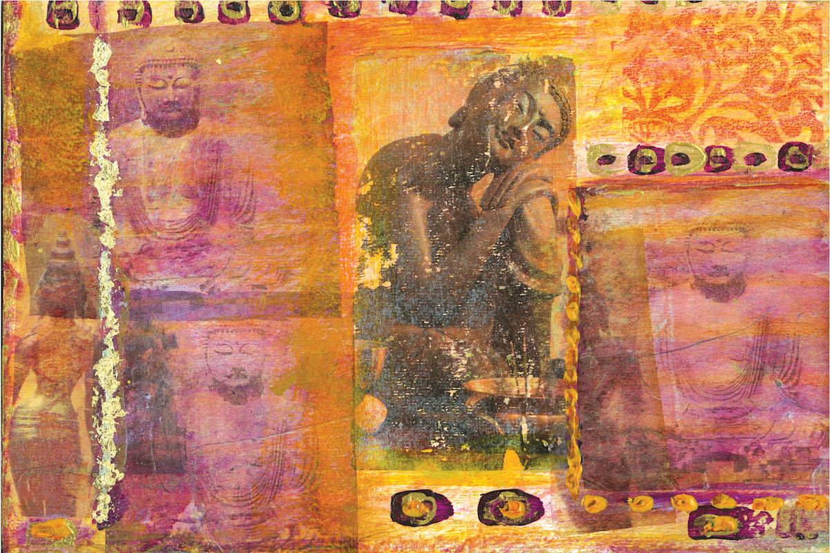 Multi Buddha - 202 by Michelle Victoria 